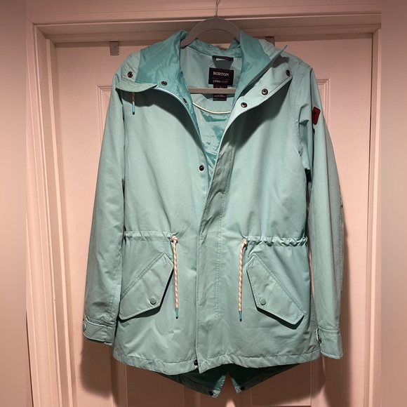 Burton Living Lining Hooded Rain Jacket - Picture 1 of 4